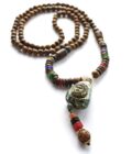 Buddha Ahşap Mala Kolye