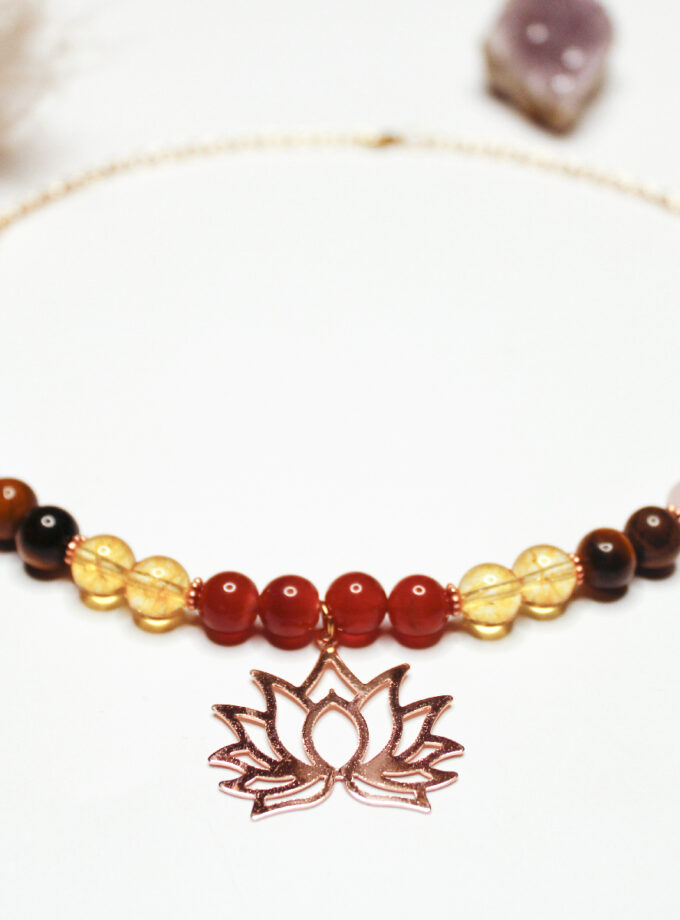 Lotus Çakra Kolye