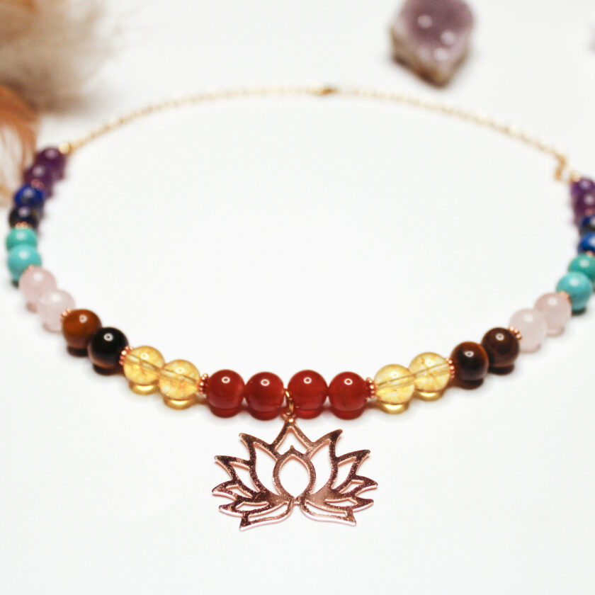 Lotus Çakra Kolye