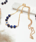 Lapis Lazuli Göz Kolye - Görsel 2