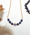 Lapis Lazuli Göz Kolye - Görsel 4