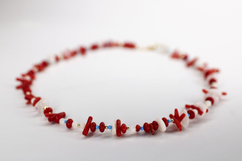 Red Coral Mercan Kolye - Görsel 2