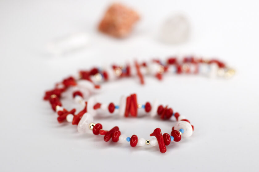 Red Coral Mercan Kolye - Görsel 3
