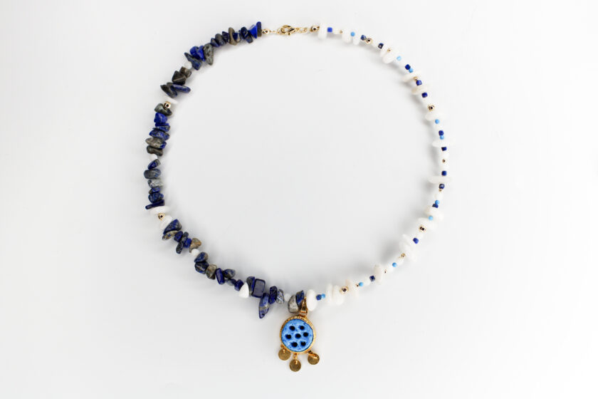 Lapis Süryani Kolye