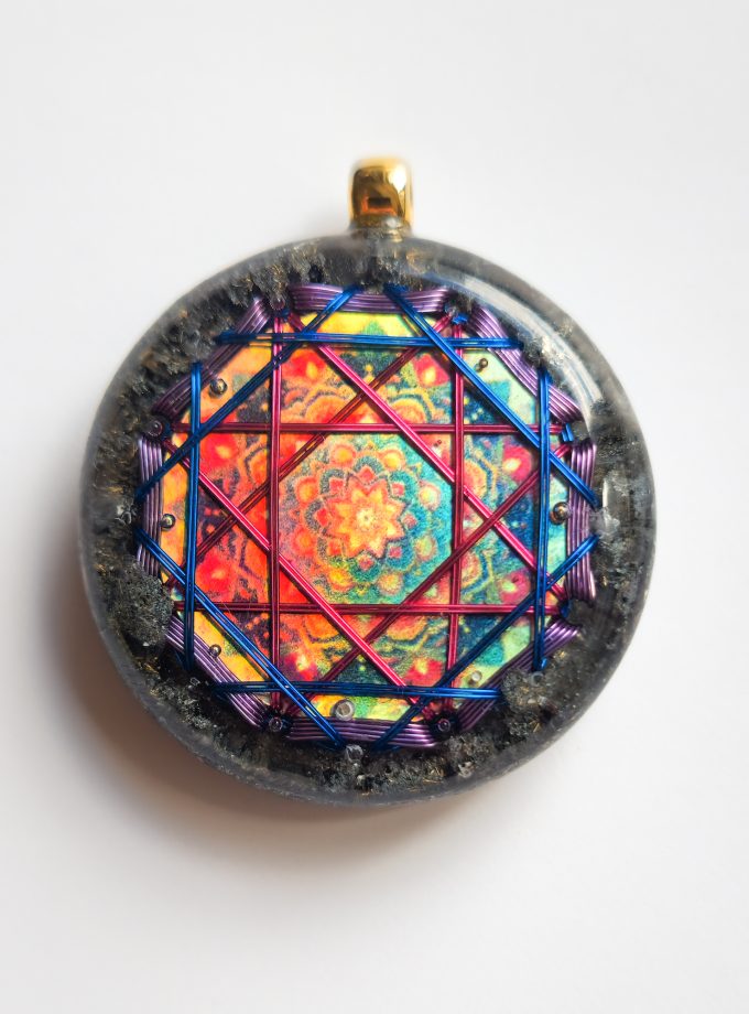 Orgonit Kolye - Sri Yantra