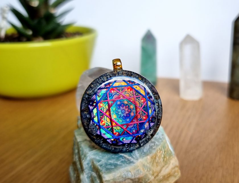 Orgonit Kolye - Sri Yantra - Görsel 2